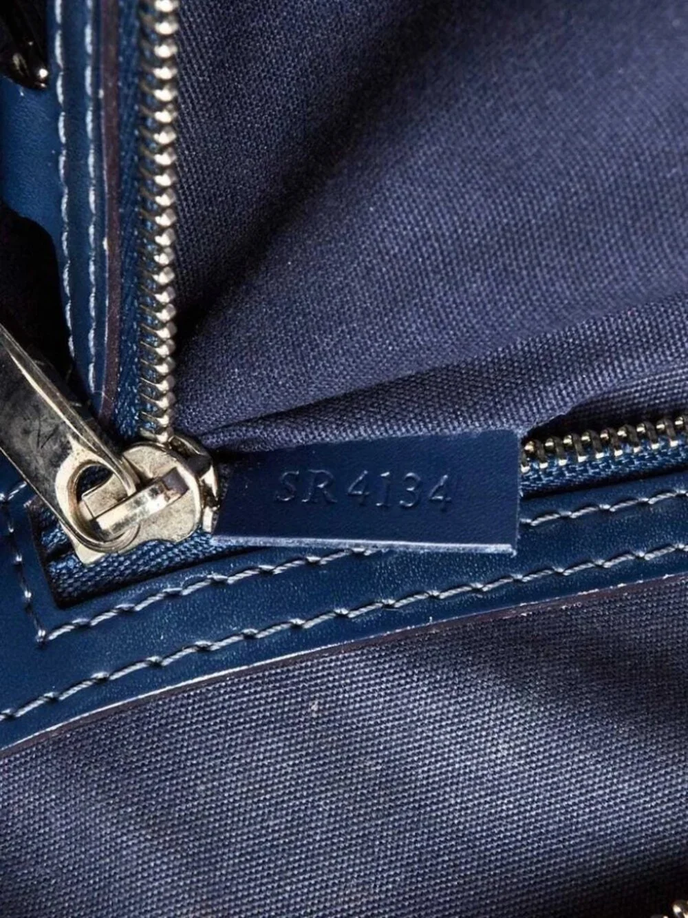 Louis Vuitton Indigo Epi Leather Brea MM Bag